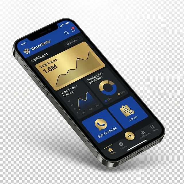 VoterSetu App Mockup